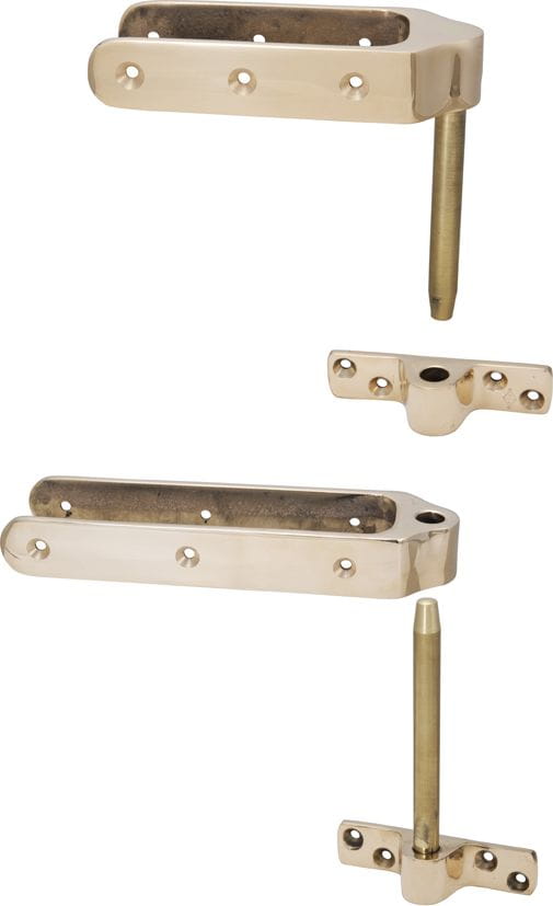 1589-008 Ruderbeschlag DAVEY aus Bronze Standard duty rudder gear DAVEY