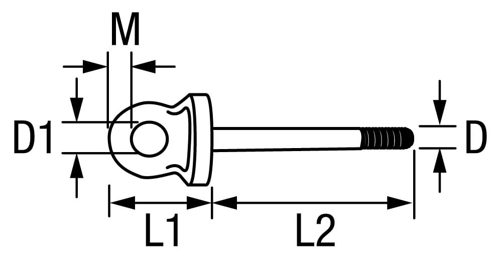 6227*01 Augbolzen / Decksauge Bronze - Bild 2