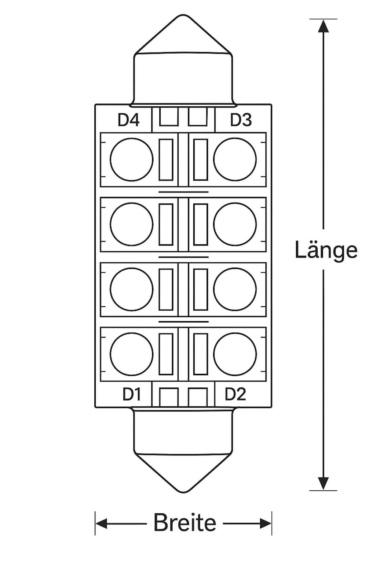 4519*02 technische Zeichnung LED Soffitten 10-30 V 4519*02 technische Zeichnung LED Soffitten 10-30 V