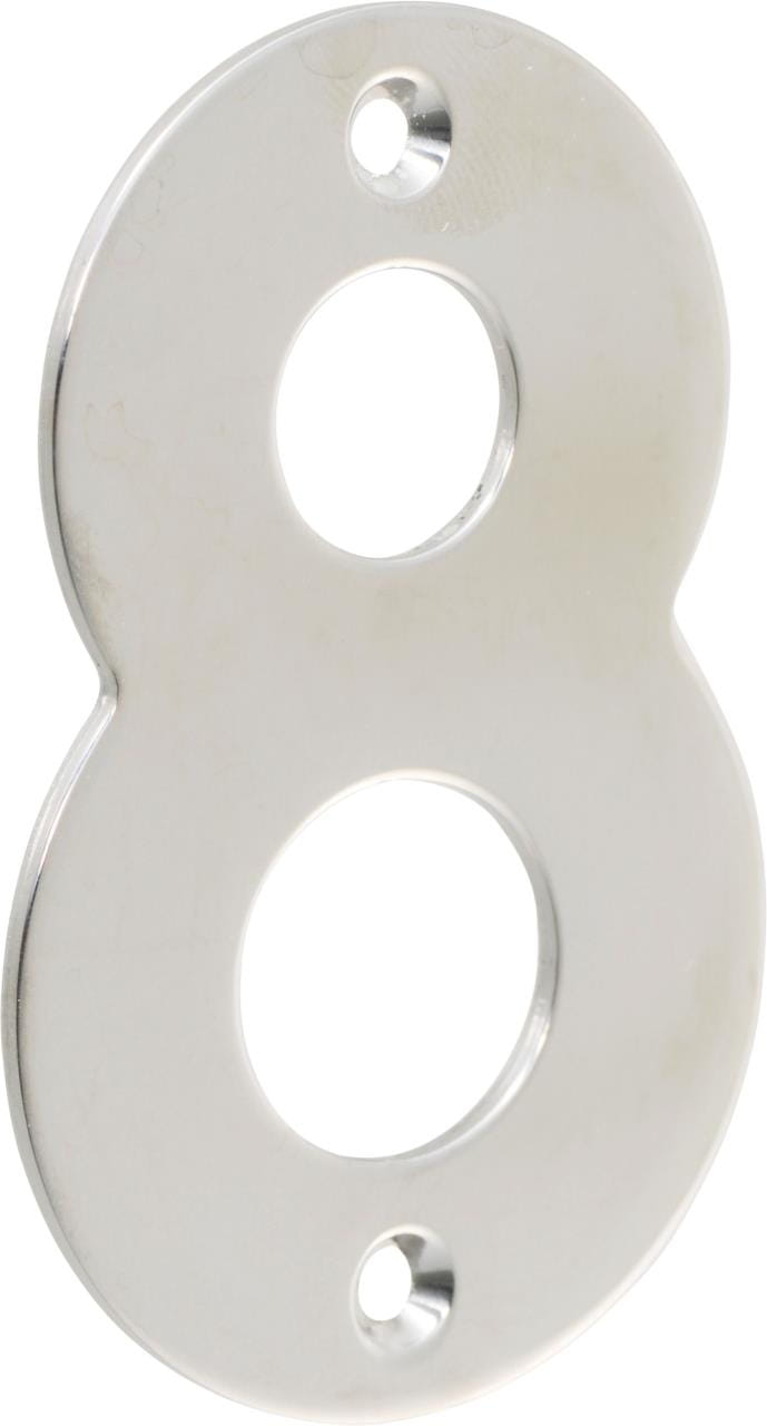 Zahlen, Höhe 75 mm, Edelstahl Zahlen, Höhe 75 mm, Edelstahl