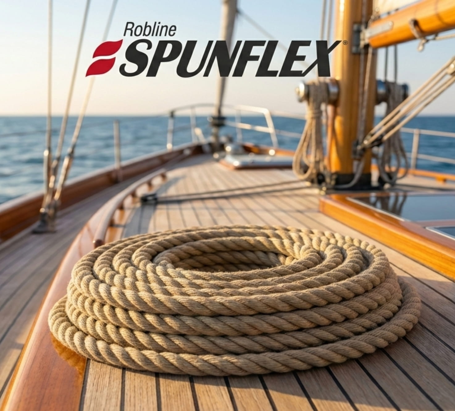 Traditioneel hennepkleurig touw