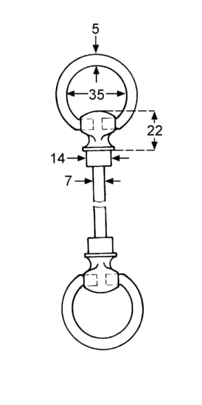 4062*02 Ring/Ring-Drücker für zierliche Schlösser Ring/Ring-Drücker für zierliche Schlösser