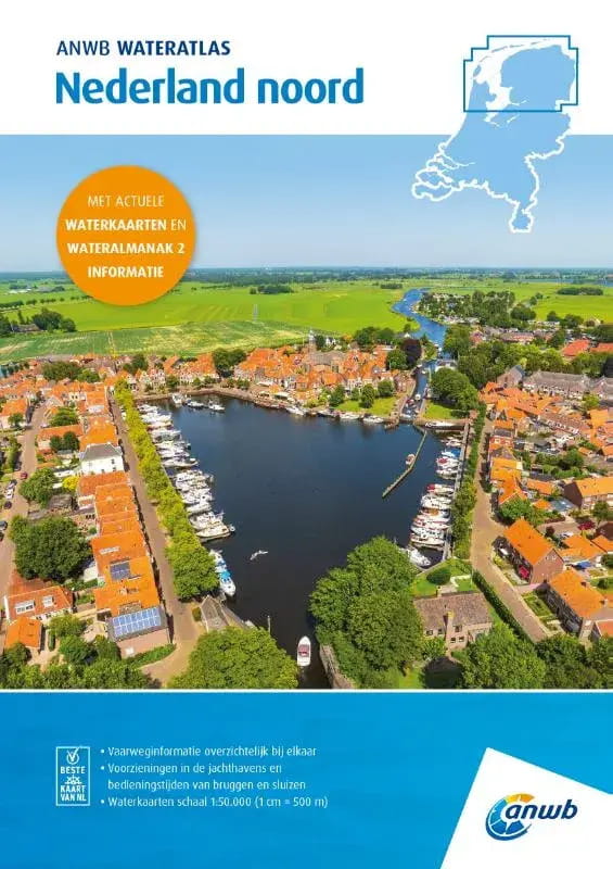 9026-251 ANWB WATERATLAS Nederland noord ANWB Wateratlas Nederland