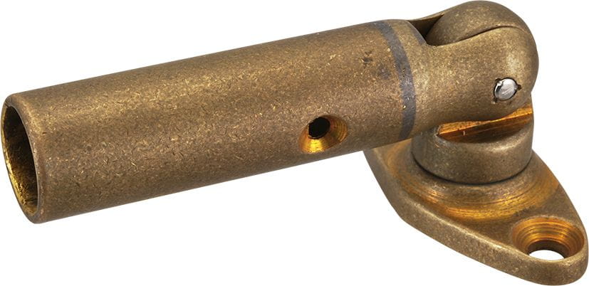 Kleines Pinnenausleger-Gelenk aus Bronze Kleines Pinnenausleger-Gelenk aus Bronze