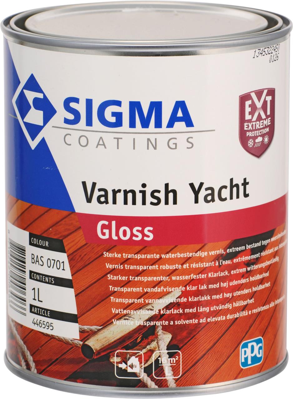 SIGMA VARNISH YACHT GLOSS Clear Varnish | TOPLICHT