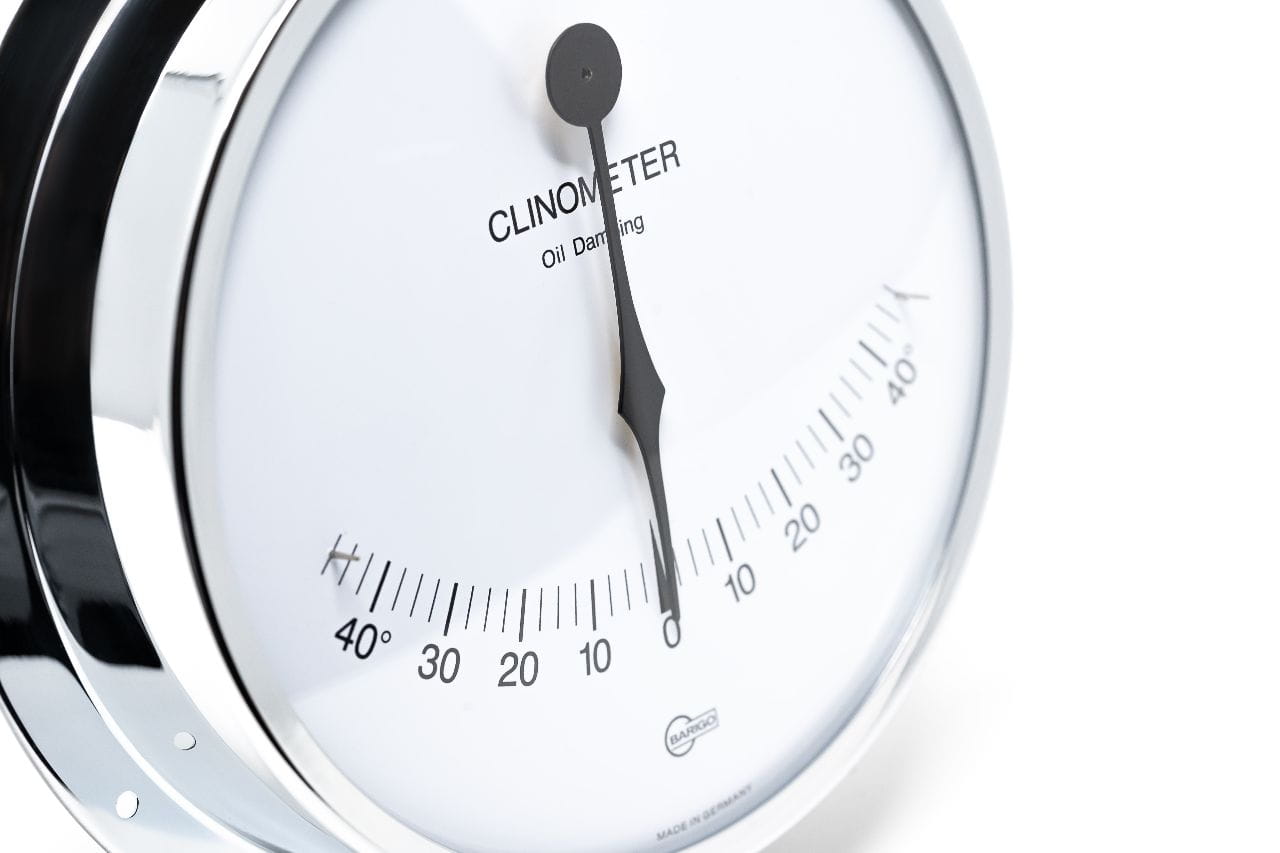 3459-500 BARIGO VIKING 911CR Klinometer Messing verchromt BARIGO VIKING 911CR clinometer in chrome-plated brass