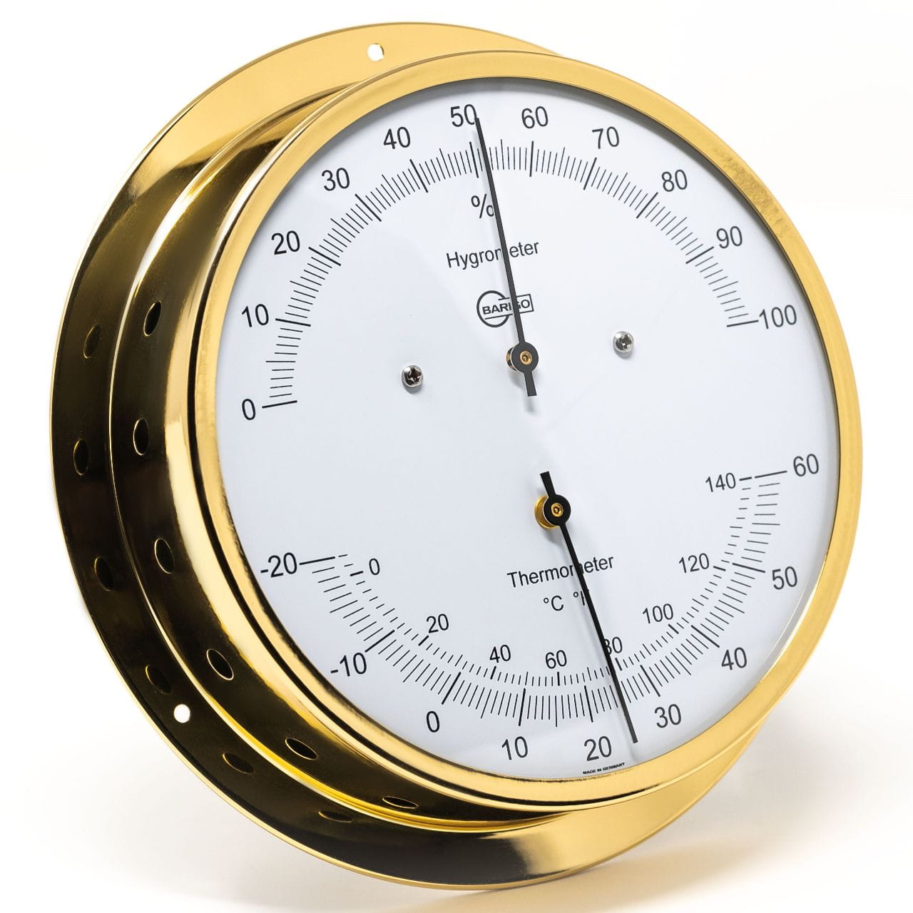 BARIGO VIKING 930MS Comfortmeter in polished brass