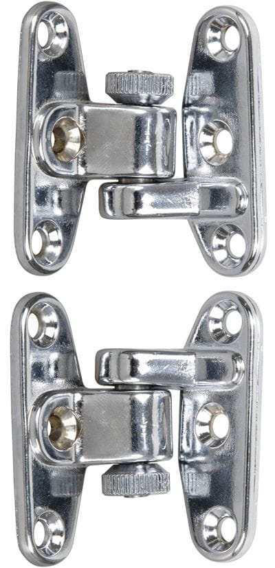 4420-001 Patent - Lukenscharniere Bronze verchromt