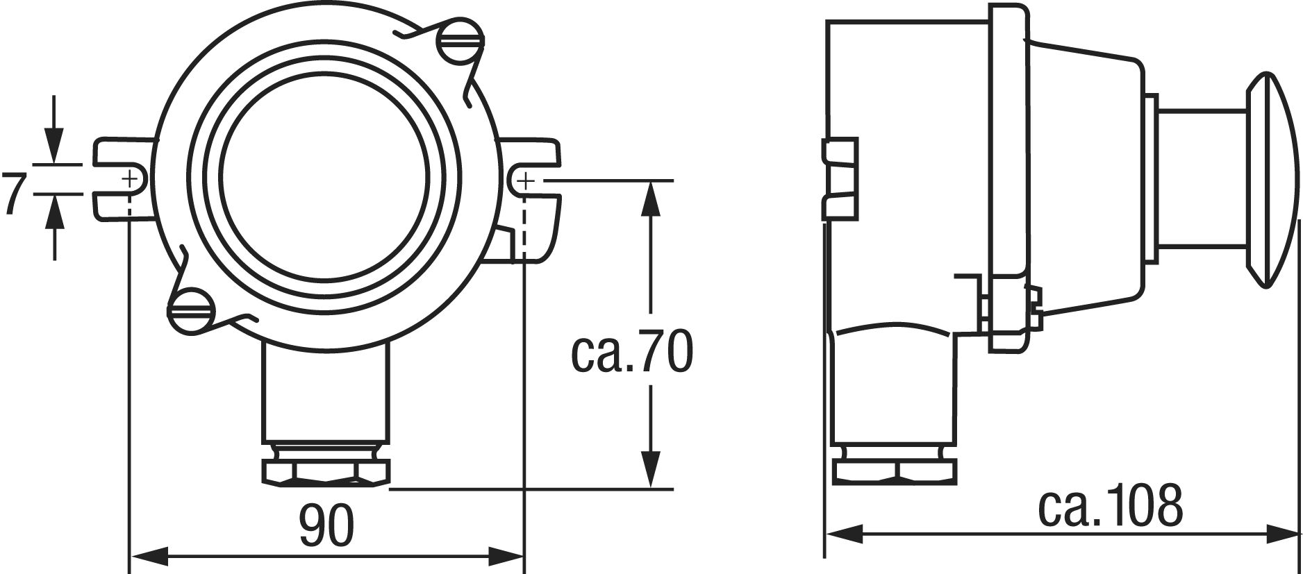 4224*05 Not-Aus-Taster HNA