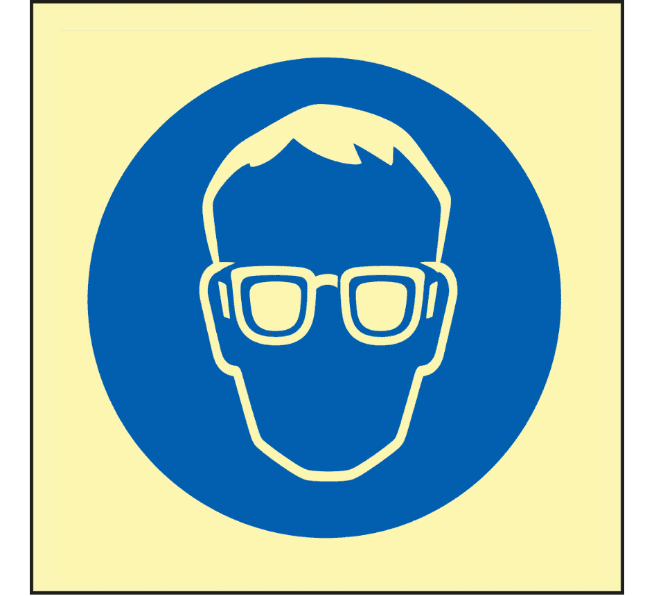 3276-215 Wear eye protection IMO-Aufkleber