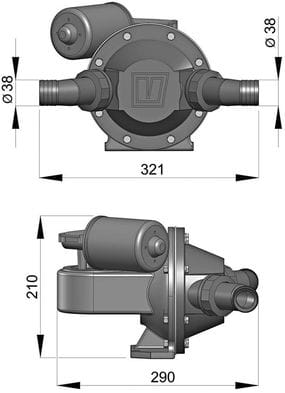 4784*01 Elektromembranpumpe VETUS