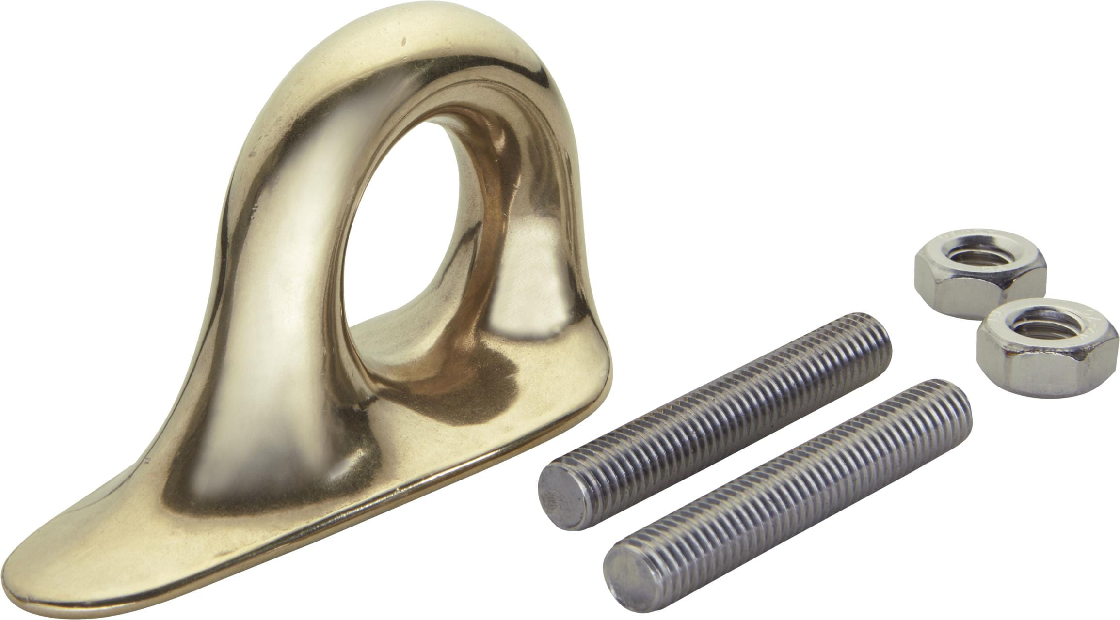 1817-100 Decksaugen Messing Brass pad eye