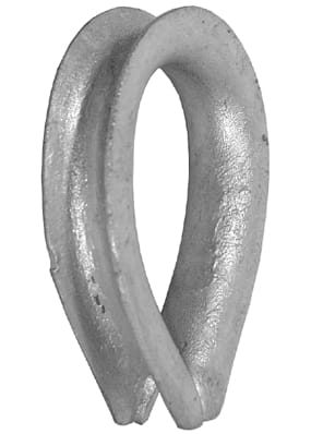 Heavy duty galvanized thimble DIN Heavy duty galvanized thimble DIN
