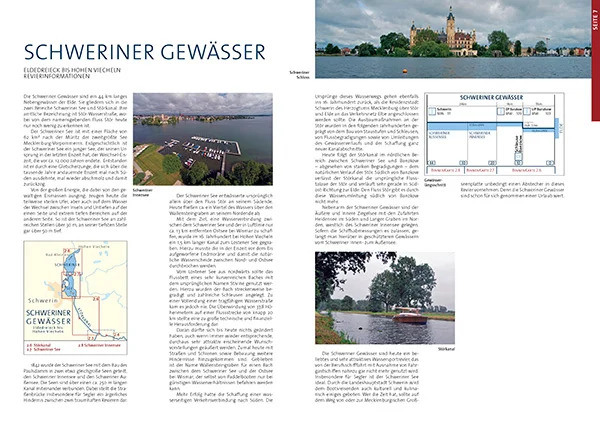 9023-002 KARTENWERFT BinnenKarten Atlas 2 Mecklenburgische Seenplatte KARTENWERFT Inland Charts Atlas