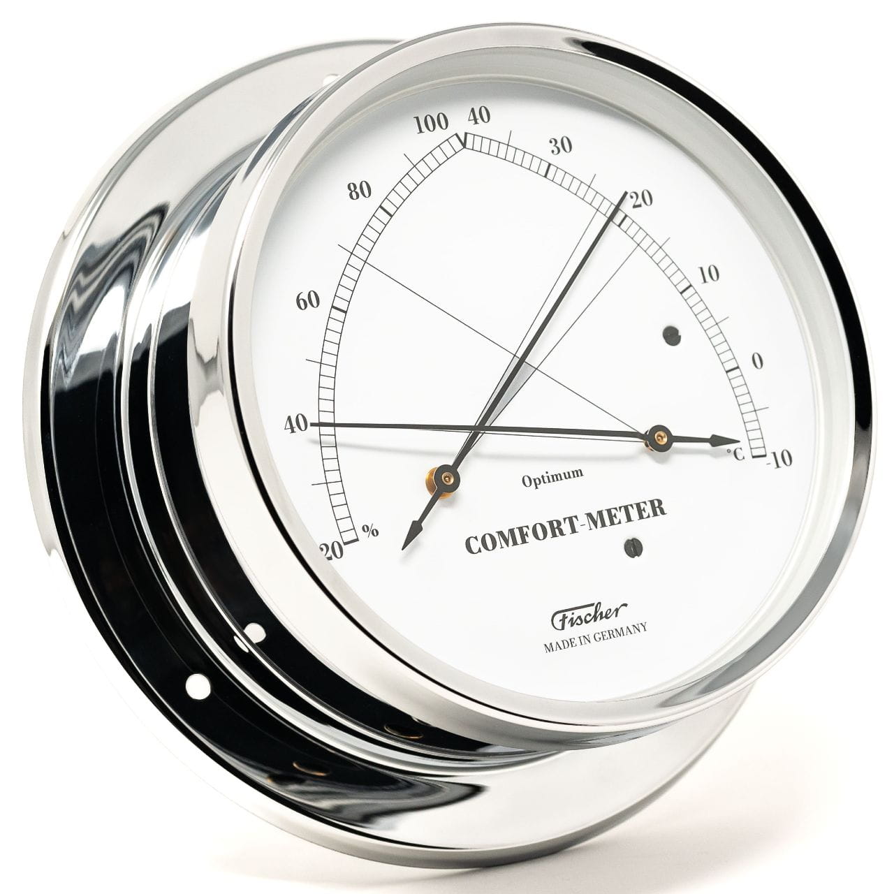 3451-303 FISCHER 1610TH-47 Comfortmeter aus verchromtem Messing