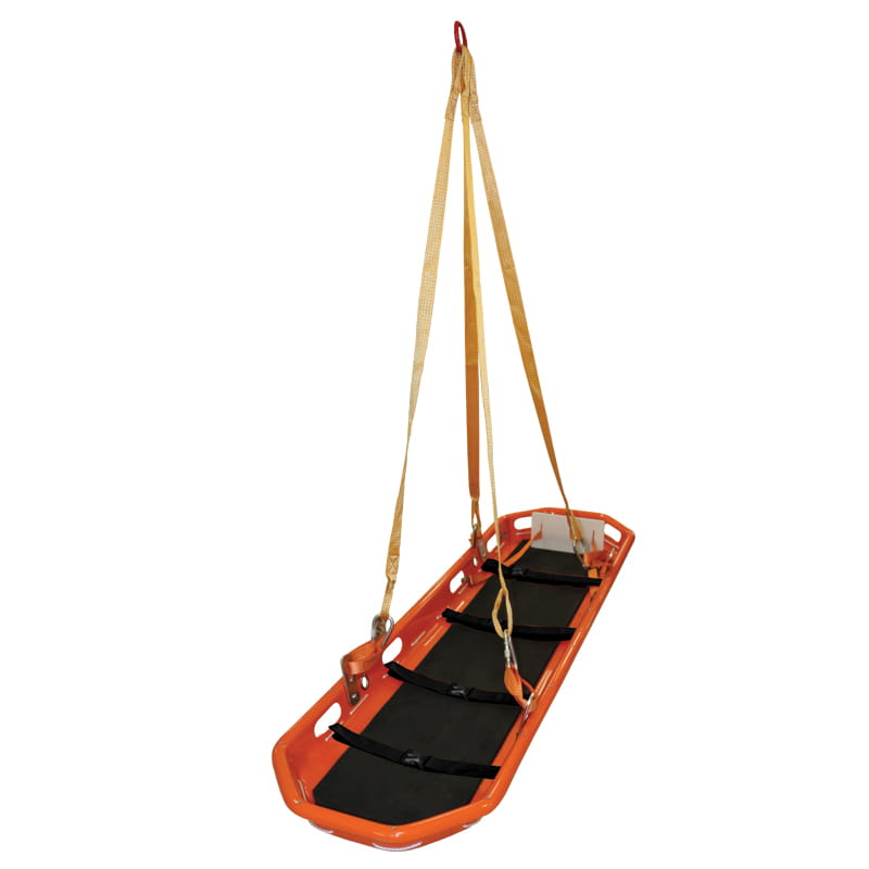 3439-031/-032 Rettungstrage mit Abseilspinne / Basket Stretcher with Four Point Bridle Basket Stretcher