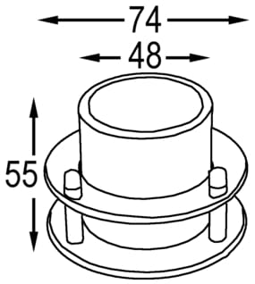 PORTHOLE Teelichthalter DELITE