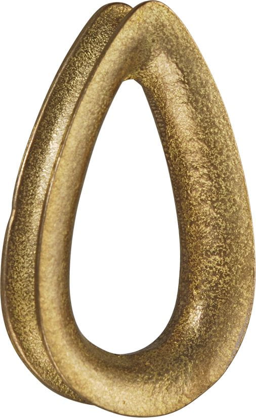 1558*01 Schwere Drahtseilkausch Bronze Schwere Drahtseilkausch Bronze