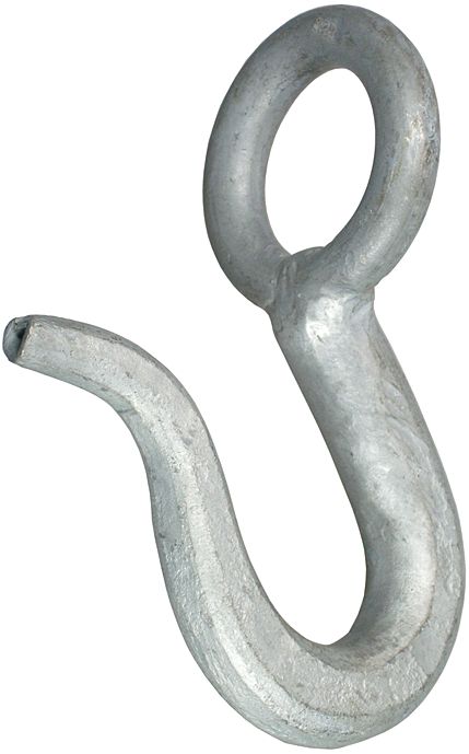 Tackle hook steel, hot dip galvanized Tackle hook steel, hot dip galvanized