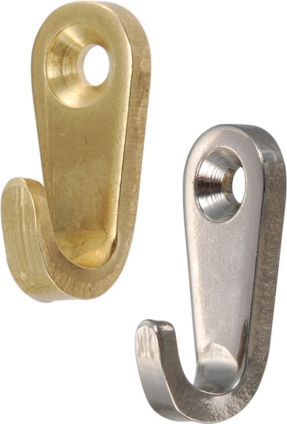 4800*01 Kleiner Fenderhaken aus Messing
