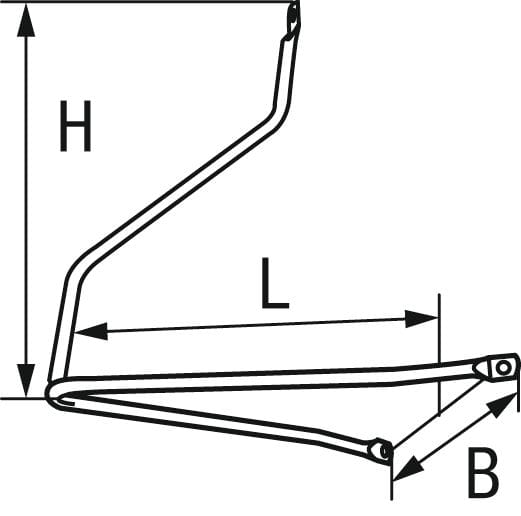 1040*04 Maststufe aus Edelstahl Maststufe aus Edelstahl