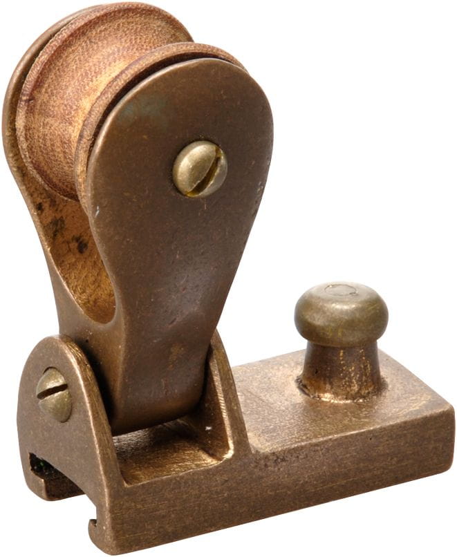 1679*03 Fockrutscher für 20x3mm-Schiene Bronze