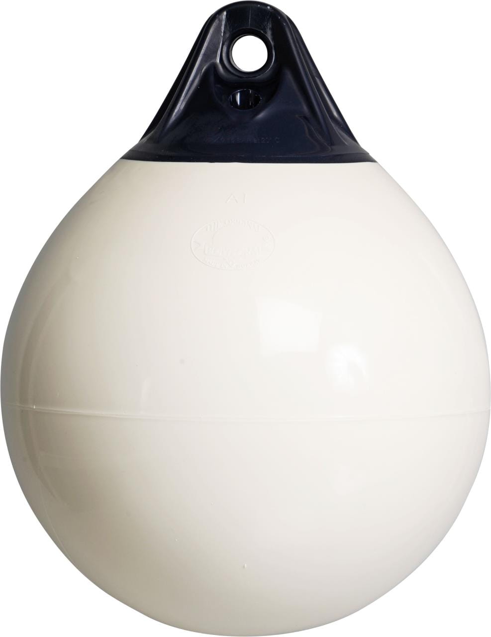 Pvc Polyform Ball fender A-2 white POLYFORM DxL=390x500mm | TOPLICHT