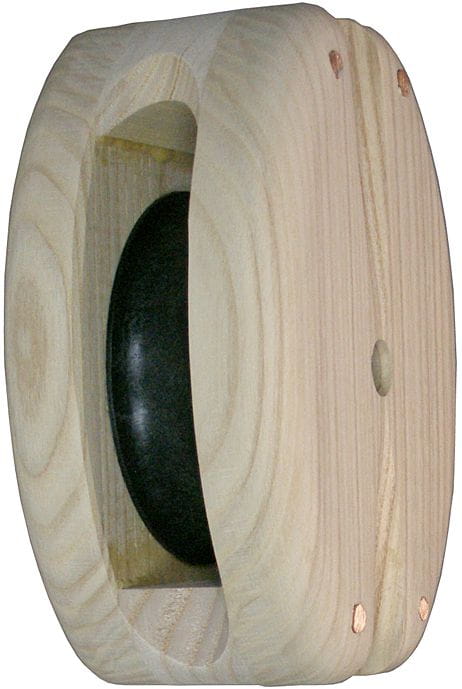 Single sheave strop blocks made from ashwood Single sheave strop blocks made from ashwood