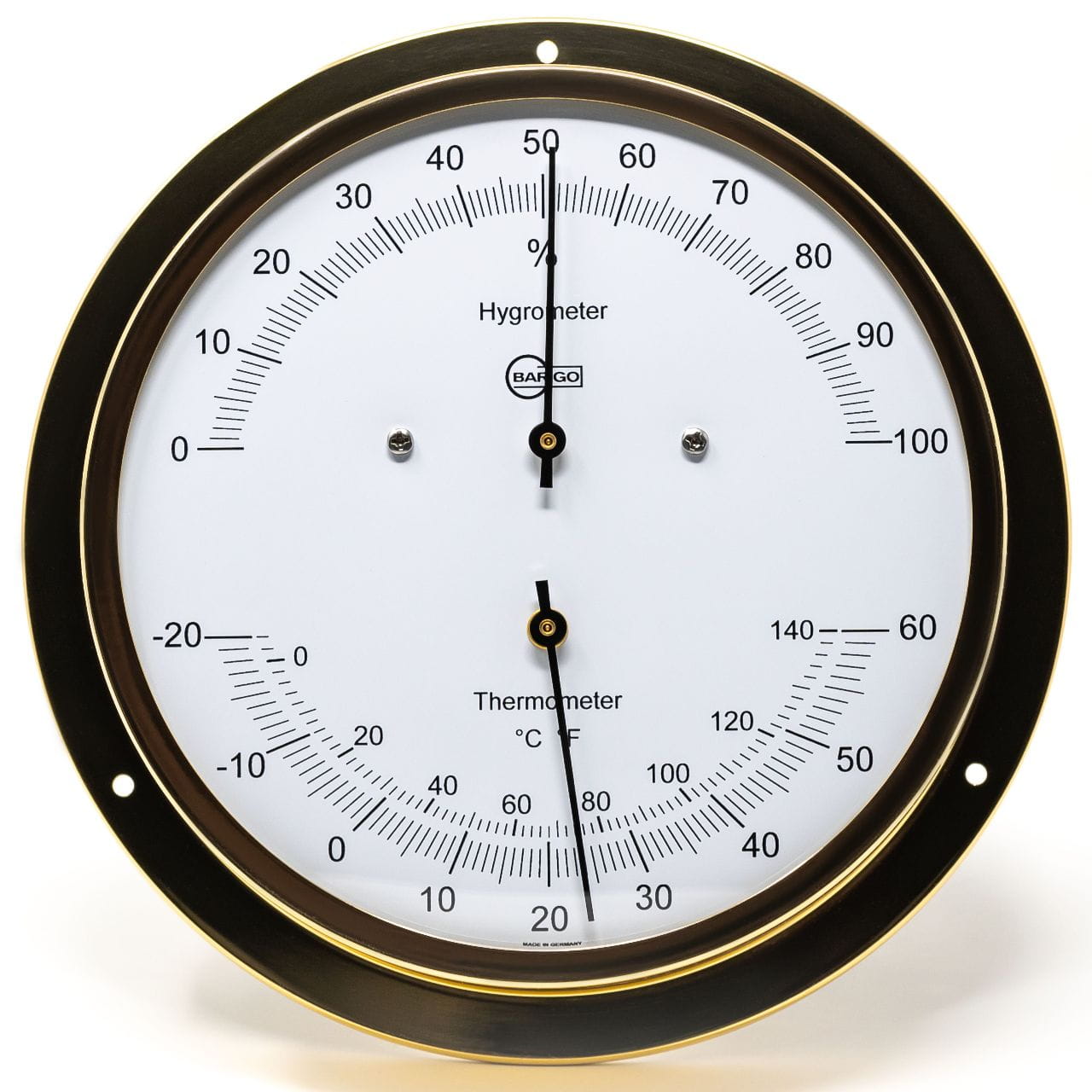 3457-007 BARIGO VIKING 930MS Comfortmeter aus poliertem Messing BARIGO VIKING 930MS Comfortmeter in polished brass