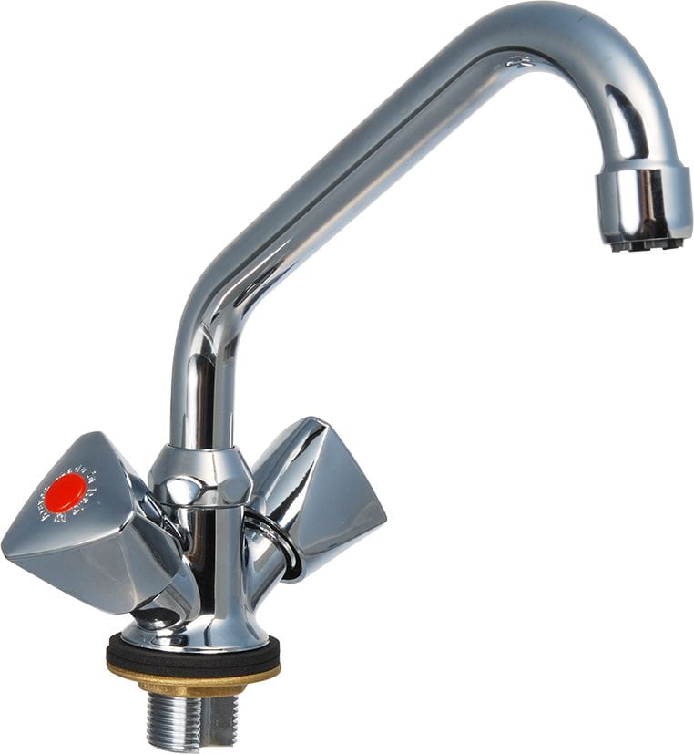 Water faucet with swivelling tap Water faucet with swivelling tap