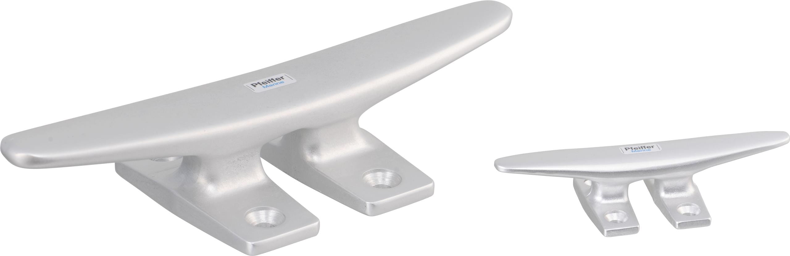 1424*03 Alu-Klampe mit vier Befestigungslöchern in zwei Füßen