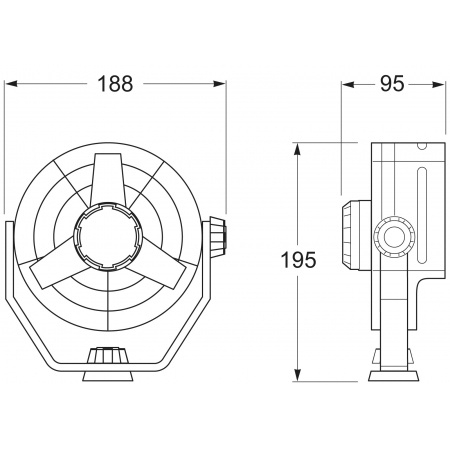 4733*01 HELLA MARINE Ventilator