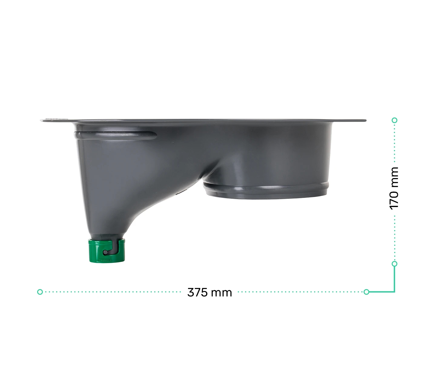 4603*05 TROBOLO DIY-Set mit Holzsitz für Kompost-Trenntoilette Maße