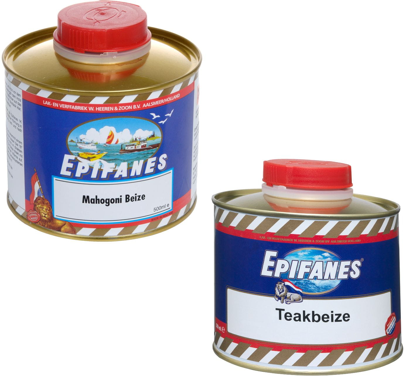 2052-145 und -146 EPIFANES Mahagoni- und Teak-Beize