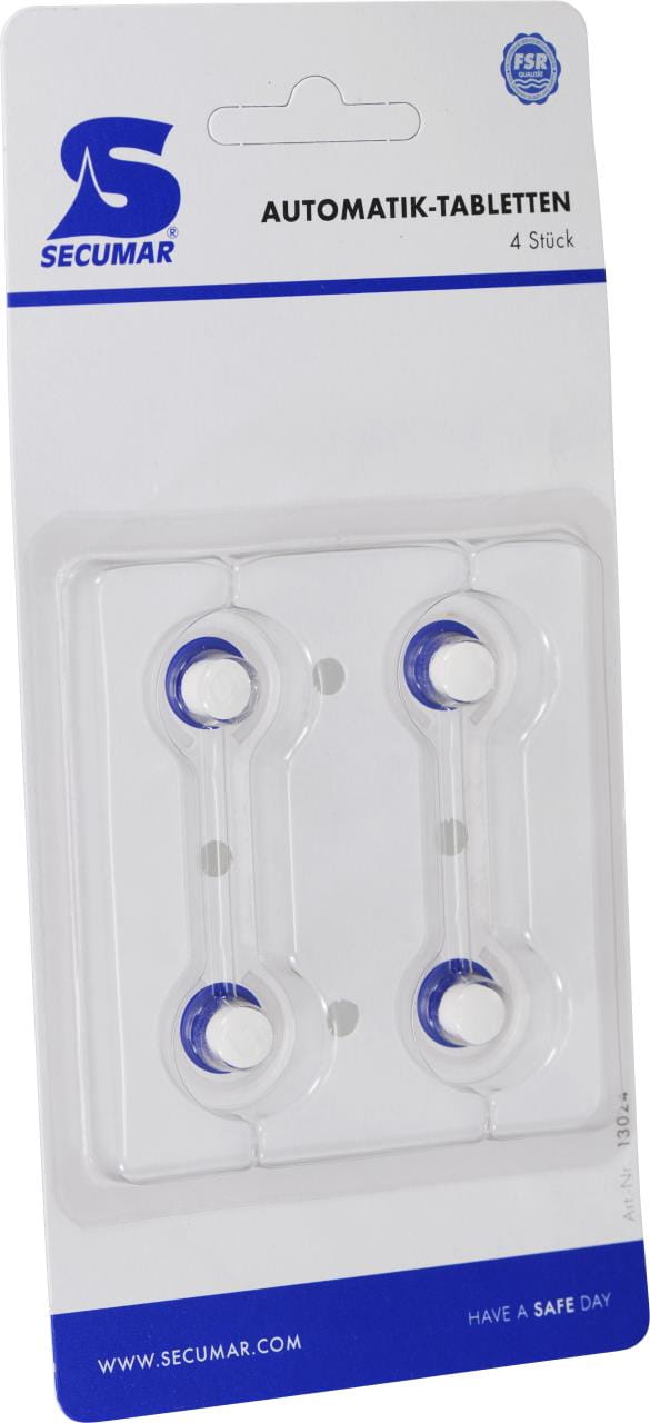 3286-024 Auslösetabletten für SECUMAR Rettungswesten Spare pills for SECUMAR lifejackets
