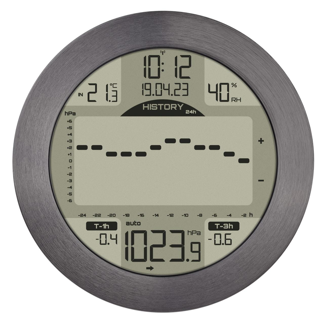 3467-010 TFA METEOMAR Maritime Wetterstation aus Aluminium gebürstet