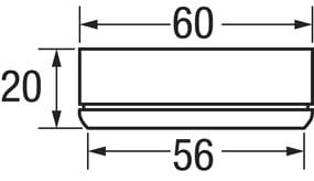 PREBIT Aufbau - Deckenleuchte D1-3 Main/Secondary