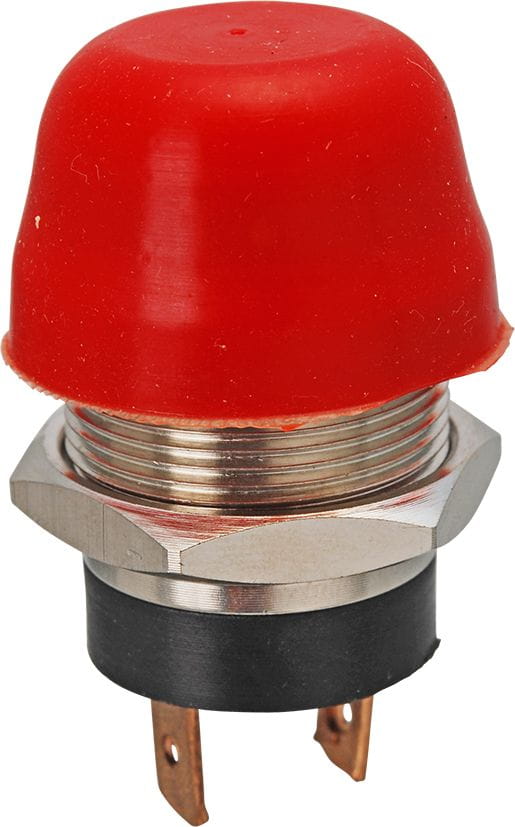 Drucktaster mit Gummikappe Drucktaster mit Gummikappe