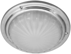4566-105 MOONSTONE Deckenleuchte flach Messing verchromt DAVEY MOONSTONE LED Ceiling Light Slim