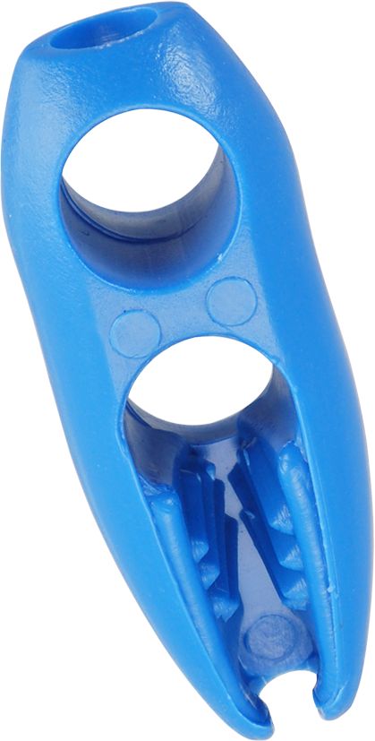 1024-116 Klemme für Gummileine, blau