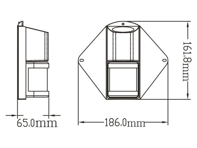 3350*04 Zeichnung LED-Kombilaterne Topplicht / Deckstrahler 3350*04 Zeichnung LED-Kombilaterne Topplicht / Deckstrahler