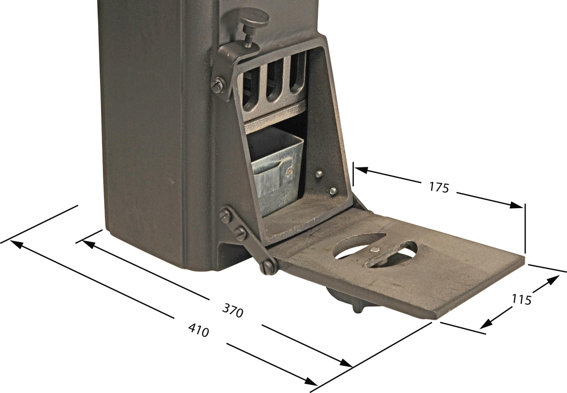 4352-000 Schiffsofen HOT POT aus Gusseisen DAVEY
