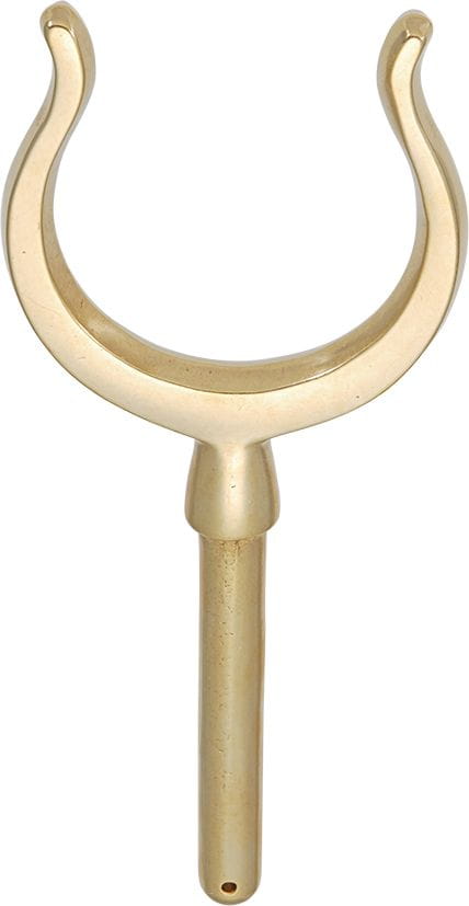 1019*05 Rudergabel Messing schwer 14 mm FORESTI Rudergabel aus Messing 14 mm