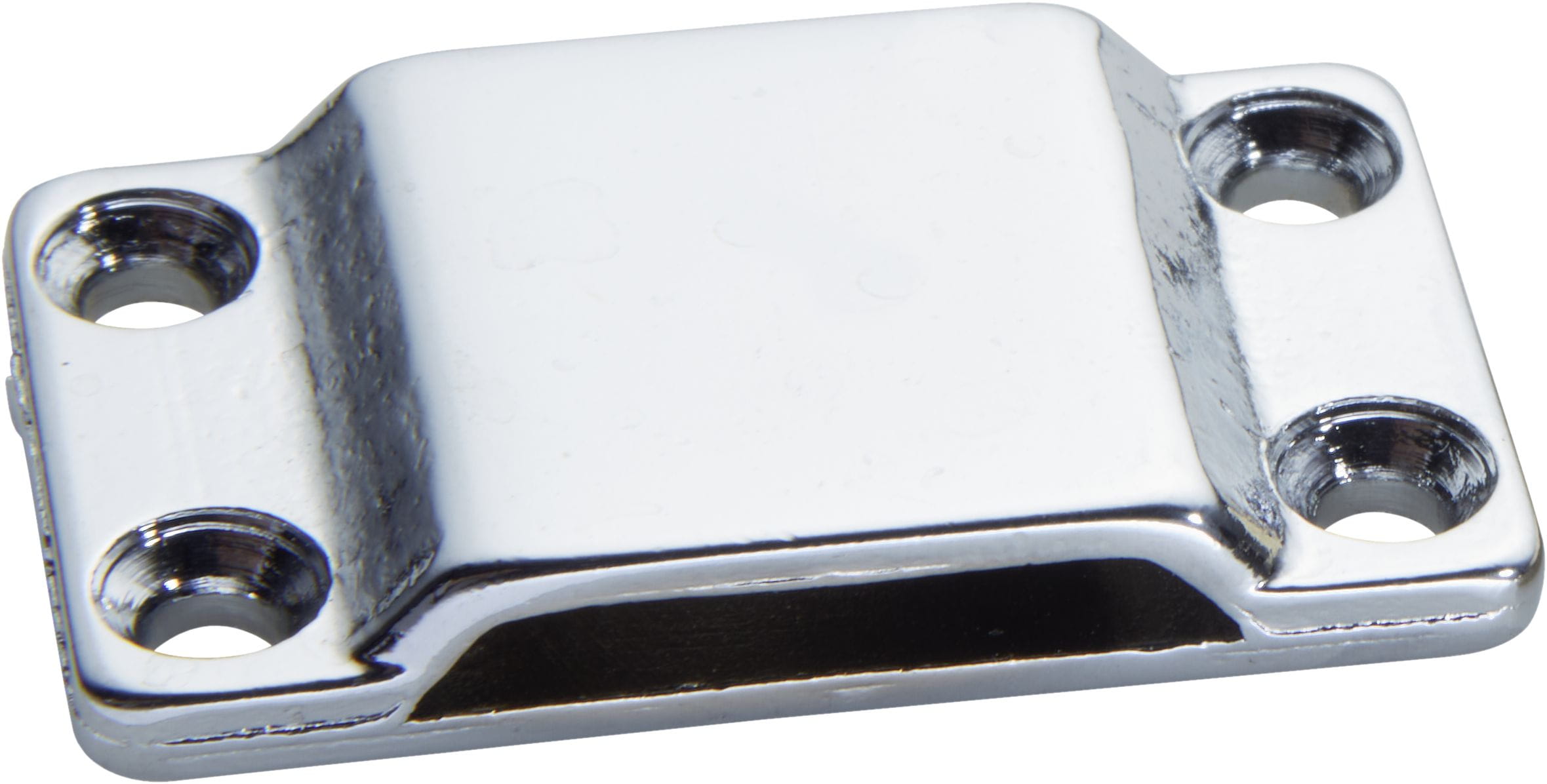 2037*01 Befestigungslaschen für Persenningbügel verchromt Mount for tarpaulin battens brass