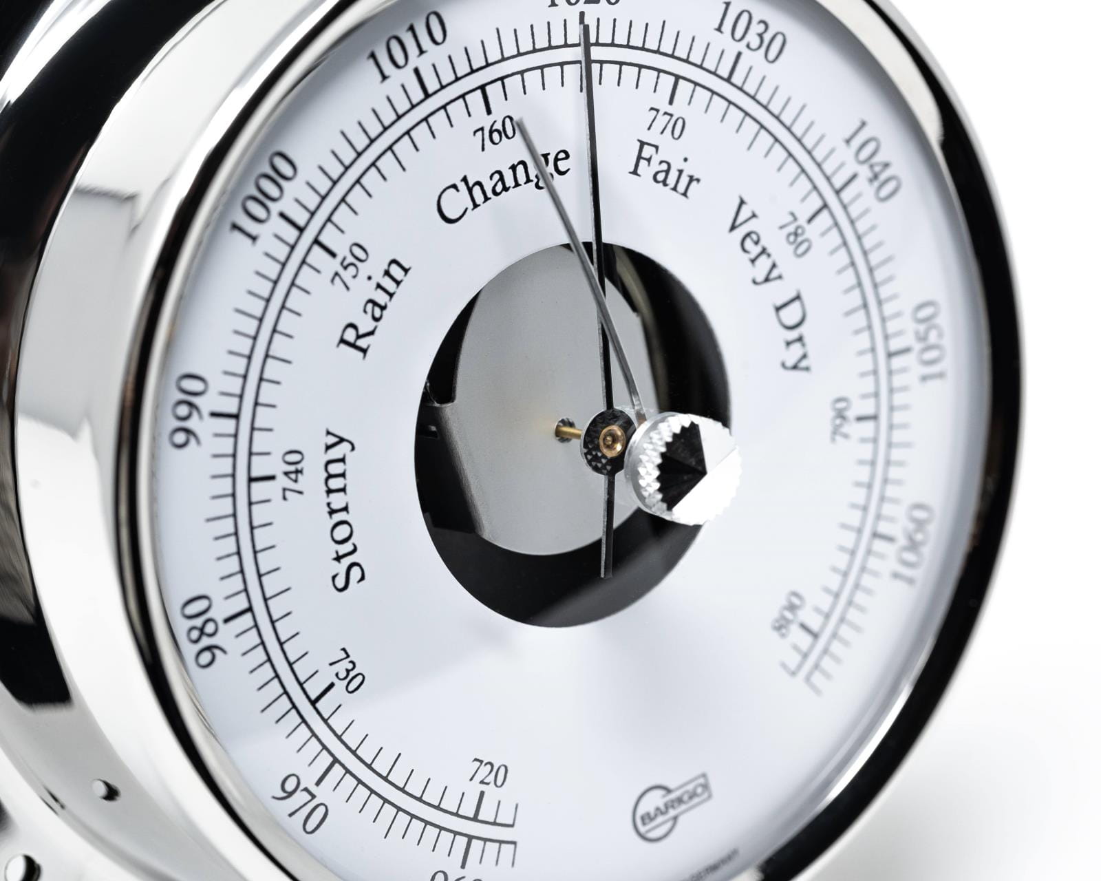 3450-320 BARIGO TEMPO 183RFPO Barometer aus poliertem Edelstahl BARIGO TEMPO 183RFPO Barometer in polished stainless steel