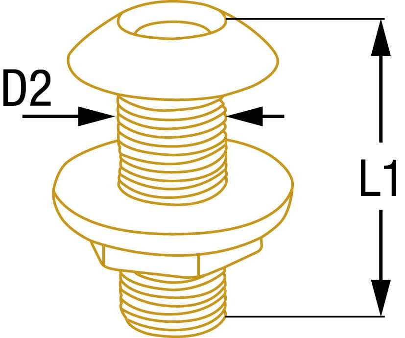 Borddurchführung Kunststoff 63mm