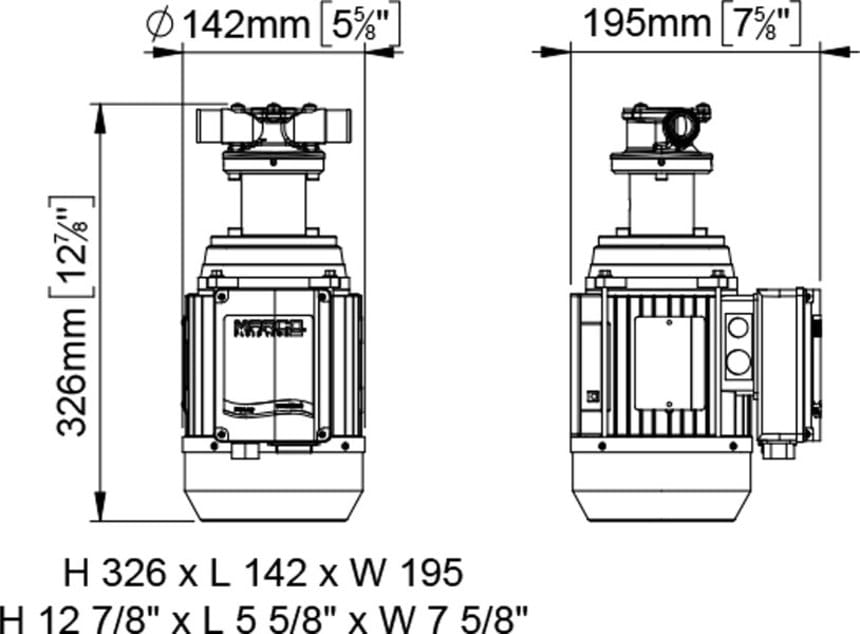 1320*02 Impellerpumpe MARCO UP1 220 Volt
