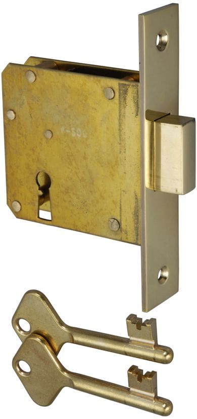 4074-200 Schiffs-Riegel-Einsteckschloss Buntbart