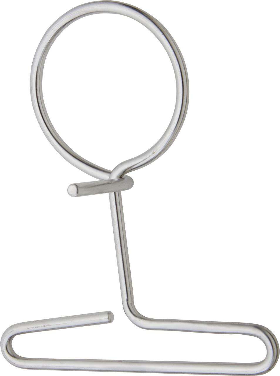 1776- 000 A4-Steg-Notklampe aus Edelstahl