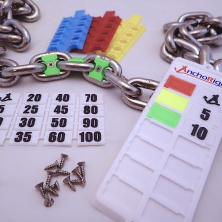 1282-408 AnchoRight Kettenmarkierungsset (6 Farben à 5 Stück) AnchoRight Kettenmarkierungsset (6x5 Stück)